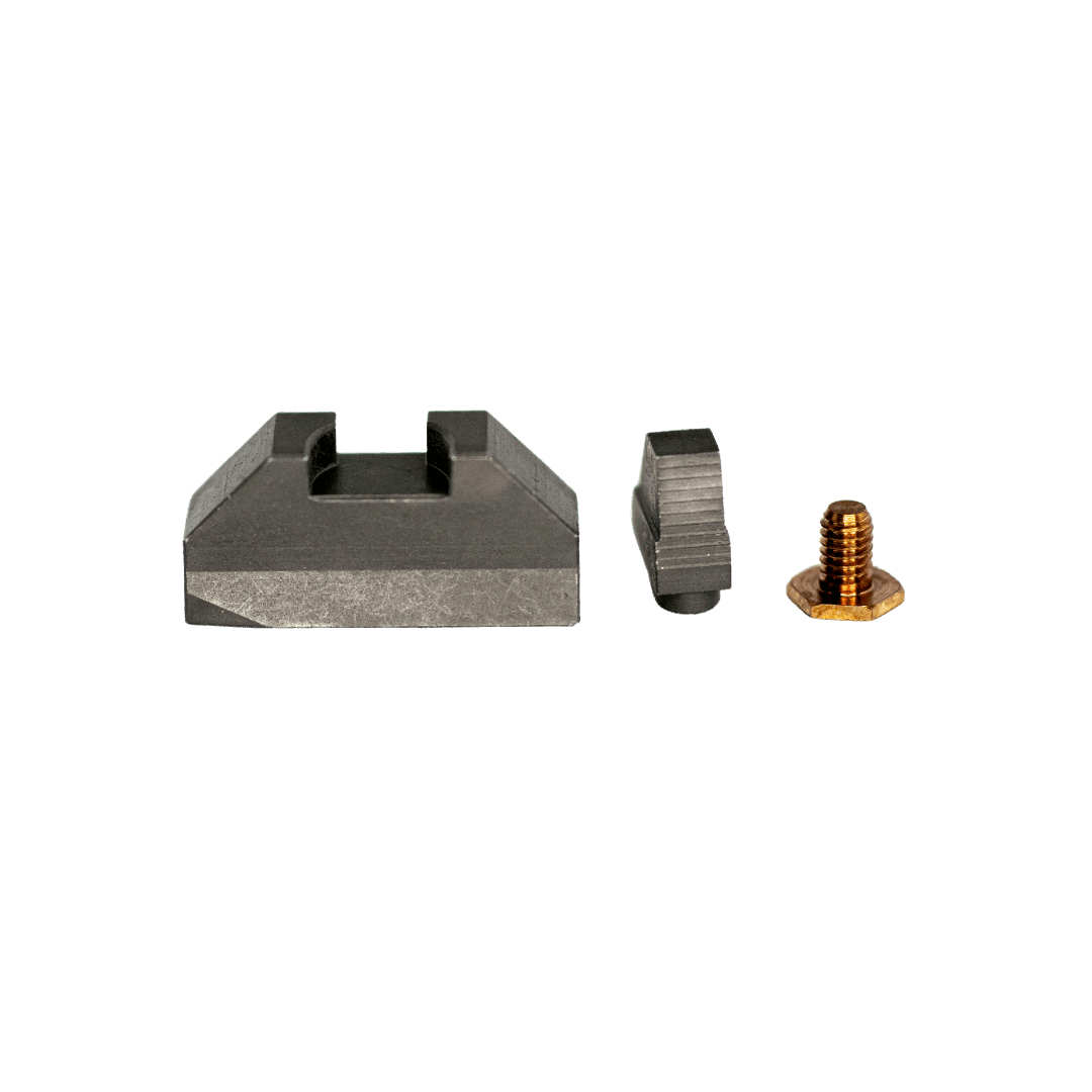 Glock 48/43X to Holosun 407k/507k Steel Red Dot Adapter Plate with Iron Sight