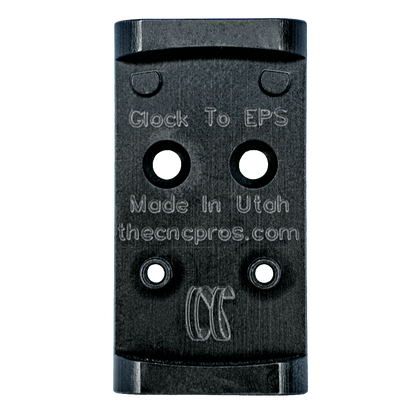 Glock MOS to Vortex Defender Steel Red Dot Adapter Plate