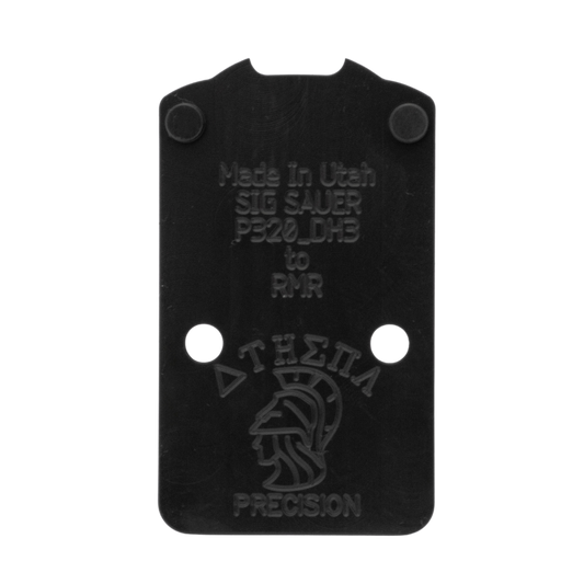 Sig Sauer P320 DH3 – Trijicon RMR Steel Red Dot Adapter Plate