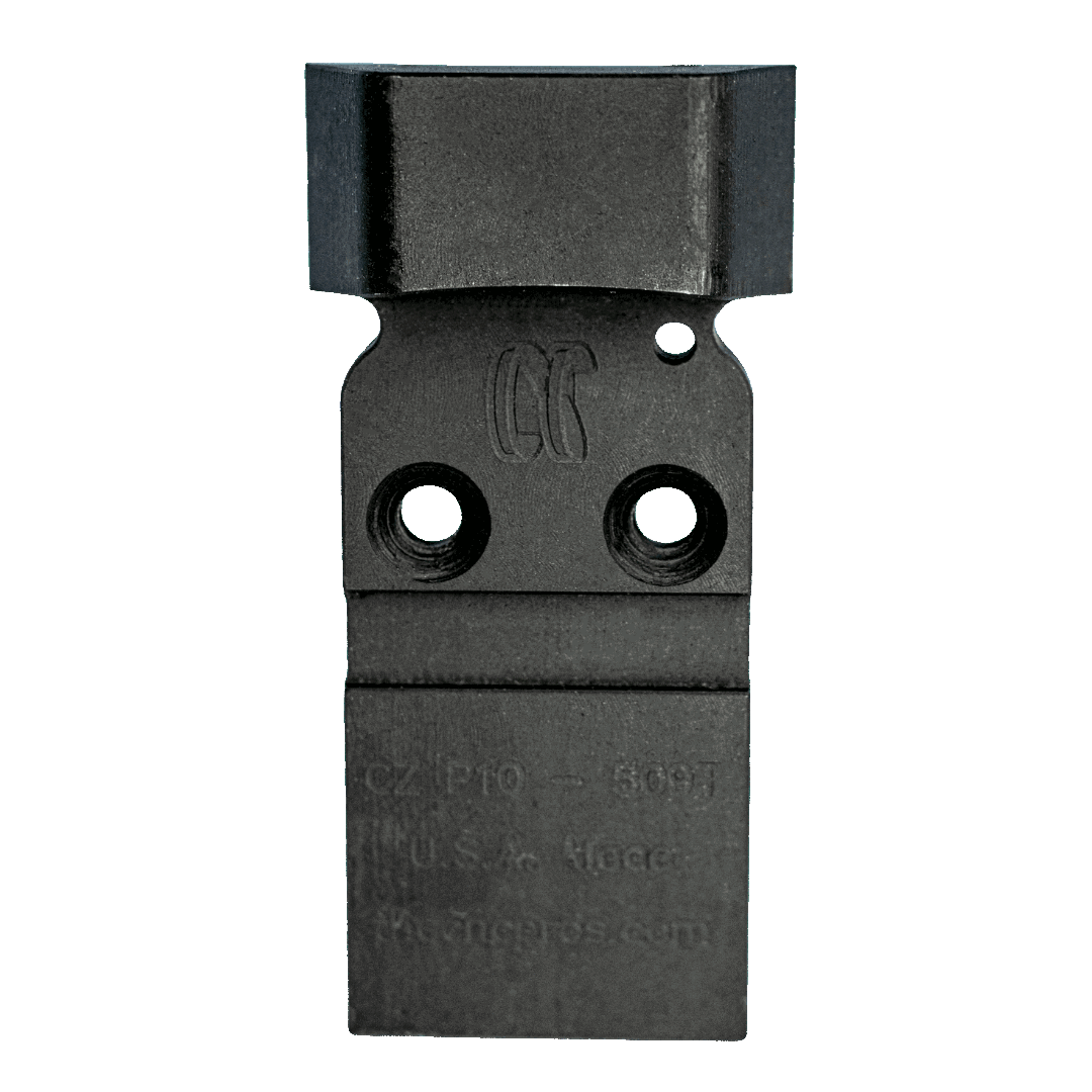 CZ P10 to 509T Steel Red Dot Adapter Plate