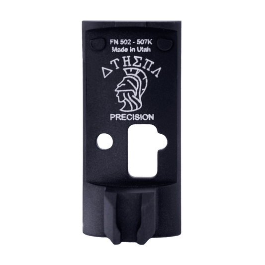 FN 502 to Holosun EPS/EPS Carry/407 K/507K/SCS Carry ALUMINUM Red Dot Plate - Athena Precision