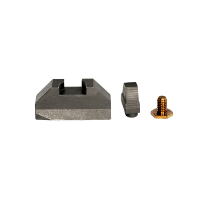 Glock 48/43X to Holosun 407k/507k Steel Red Dot Adapter Plate with Iron Sight