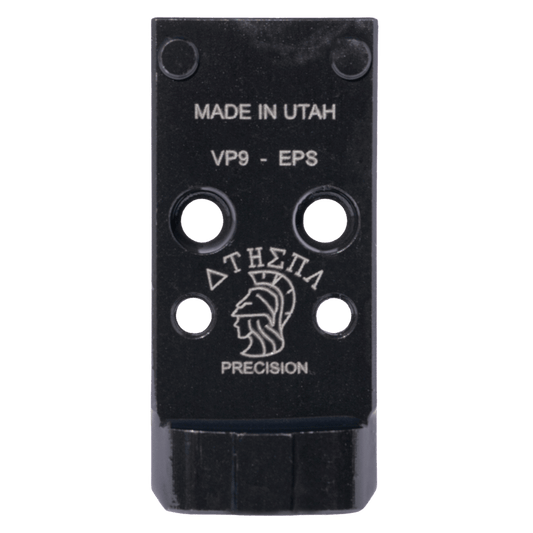 Heckler & Koch VP9 to Holosun K/EPS/EPS Carry/407 K/507K/SCS Carry Steel Red Dot Plate - Athena Precision